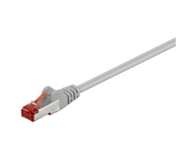 Kabel Patchcord CAT 6 S/FTP PIMF RJ45/RJ45 0.15m szary