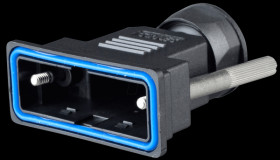 15-004670 D-sub hood, 15-pin, plastic