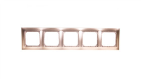 Impresja Ramka Pięciokrotna Złoty Metalik R-5Y/28
