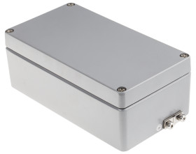 Obudowa Aluminium szerokość zew. 220 mm długość zew. 220 mm wys. zew. 81 mm RS PRO IP65, IP66, IP67, IP68