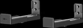 70827 Univeral soundbar wall mount, black
