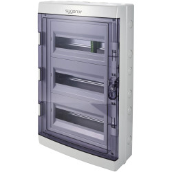 Sygonix SY-6696062 Distribution board Surface-mount 36 partitions 3 rows