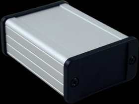 Aluminum enclosure, (L x W x H) 80 x 59 x 31 mm, natural, IP65, 1457C801