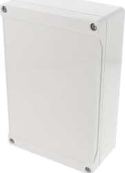 PC enclosure, (L x W x H) 180 x 119 x 61 mm, light gray (RAL 7035), IP66, 1555H2GY