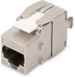 Moduł Keystone RJ45 (8P8C) kat.8 STP beznarzędziowy DN-93815