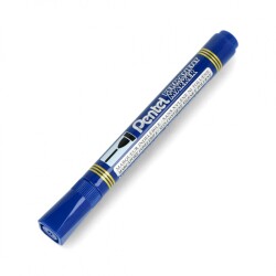 Marker permanentny niebieski - Pentel N850