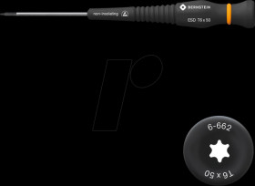 6-662 ESD screwdriver, TORX® (TX), T6