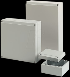 04.08 08 08 ROSE ALUFORM enclosure, 80 x 80 x 81 mm