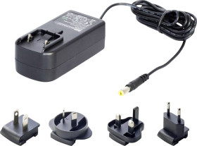 Dehner Elektronik SYL 1460-2424-W2E (Europe 2.1x5.5x11-S) rc1.8m (6ft), LED Sterownik LED Stałonapięciowy 24 W 1 A 24 V/