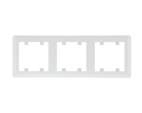 Lumina Soul Ramka potrójna pionowa biała WL5130