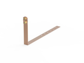 CU uchwyt pod dachówkę l-330/z zaczepami/skręcany 91003003 ELKO-BIS