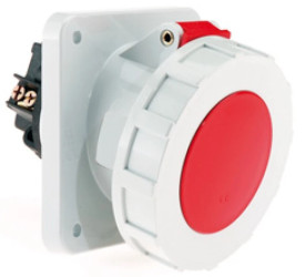 Gniazdo tablicowe skośne 63A 4p 400V 6h IP67 12570