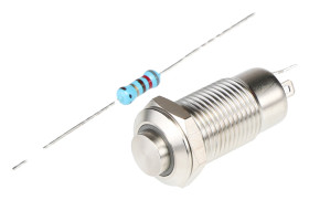 Nasadka przełącznika Zatrzaskowy SPST średnica wycięcia 12mm, montaż panelowy RS PRO