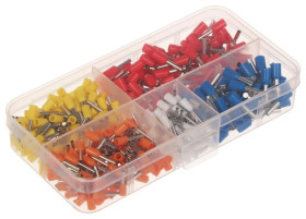 Zestaw końcówek tulejkowych TUL-PACK/0.5-2.5 /zestaw 400szt./