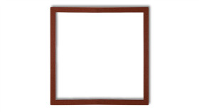 Ramka Wypełniająca Pojedyncza Serii Deco Brązowy Metalik 9Drw-1