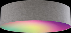 404119 Smart light, tint, Malea ceiling light, taupe, 40 cm, RGBW