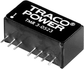 DC converter, 9-18 VDC, 3 W, 1 output, 12 VDC, 83 % efficiency, TMR 3-1212HI