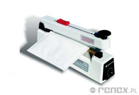 Zgrzewarka manualna z nożem dla przemysłu medycznego - długość zgrzewu 200 mm