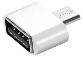 Adapter komputerowy mikro USB wtyk / USB A gniazdo; OTG