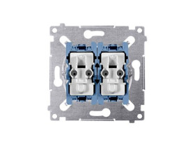 SIMON 54 Wyłącznik krzyżowy podwójny (mechanizm) szybkozłącza SW7/2XM KONTAKT SIMON