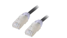 Stp28x5mbl Patch Cord F/Utp,Tx6a-28™ 6A Drut Cu Lszh Czarny 5M 28Awg