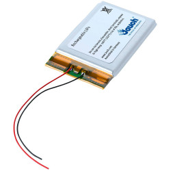 Jauch Quartz 247581 LP603443JU Prismatic LiPo Battery 3.7V 850mAh