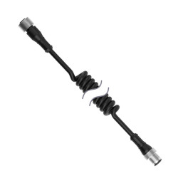 Kabel przemysłowy konfekcjonowany ze złączem Złącze M12 długość 1.7m Rodzaj A Żeńskie Złącze B Złącze M12