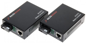 Media konwerter jednomodowy - zestaw TXRX M-207G ULTIMODE