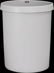 H6106182 Waste paper basket 30 litres, light grey