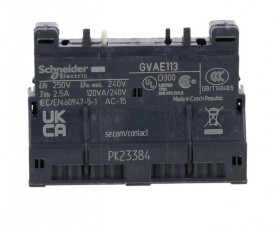 TeSys Deca Styk pomocniczy 1Z 1R 0P montaż czołowy GVAE113