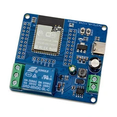Moduł przekaźnika pojedynczego kanału ESP32-S3 DC 5-60V kontrola WiFi Bluetooth kompatybilny z Arduino IDE ESP-IDF USB UART