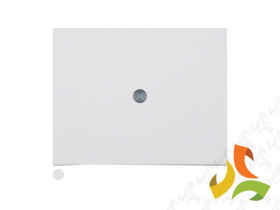 BERKER K.1 Płytka czołowa do przyłączy kablowych biały połysk 10057009 HAGER