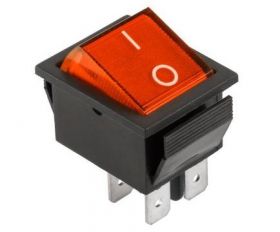 PRZELACZNIK MXL201 12V 20A CZERW. 402