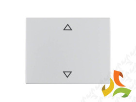 BERKER K.5 Klawisz pojedynczy z nadrukiem "STRZAŁKI" aluminium 14057103 HAGER