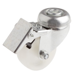 Koło samonastawne średnica kabla 50mm Pojedyncza śruba RS PRO 50kg wysokość całkowita 72mm