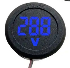 WOLTOMIERZ 50-500V AC (PRĄD ZMIENNY) OKRĄGŁY, DWA PRZEWODY, NIEBIESKI (MIER-C100-AC-B)