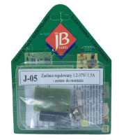 KIT605 Zasilacz regulowany 1.25-37V/1.5A (Kompletny zestaw) J-05, J-005