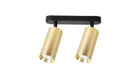 Oprawa Reflektorki Sufitowe Mica Spot Złoty 2Xgu10 Ml1146 Milagro