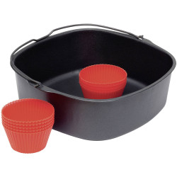 Philips Hd9945 01 XL Back Kit Baking Tin Muffin Cups Kitchen Utensils
