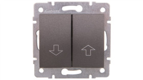 Logi Łącznik Żaluzjowy Zwierny Śrubowy 10Ax 250V Grafit 021310141 25276