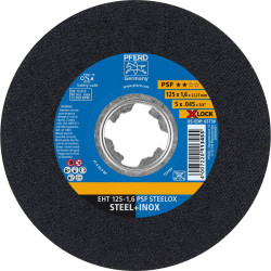 PFERD 61721124 PSF STEELOX Cutting Disc 125 mm 25 pcs for steel/Inox