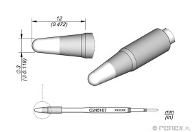 Grot C245107 do rączki JBC T245