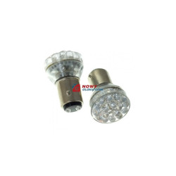 Żarówka LED24 BA15d 12V czerwona 1157-24R żarówka samochodowa