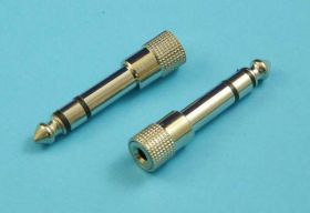 PRZEJ.GN.3,5 JACK-&gt;WT.6,3 ST NIKIEL