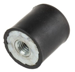 Mocowanie antywstrząsowe, M6, Ø 20mm, materiał: Guma naturalna 60Shore A, RS PRO