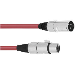 Omnitronic 30220905 2299994 XLR cable 5m Red