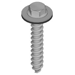 Blachowkręt M6 do fotow., wkręt farmerski z uszcz.