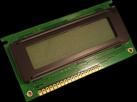 LCD display, 16 x 2 character, FSTN, viewing area: 61 x 15.8 mm, DEM 16217 FGH-P(RGB)