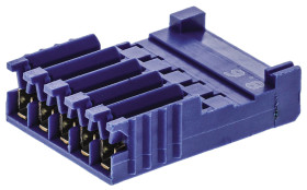 Obudowa złącza 5-pinowe -rzędowe raster: 2.54mm TE Connectivity Żeński Montaż na kablu AMPMODU HE14 Gniazdo wtykowe