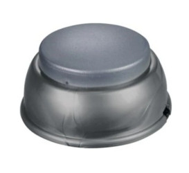 Wyłącznik nożny przelotowy, jednopozycyjny, zwierny, dwutorowy 2,5A 250V WN-2Z/2,5A SREBRNY